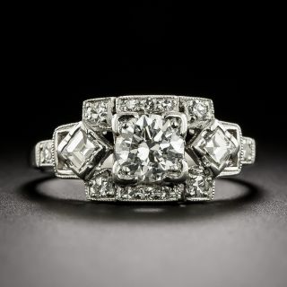Art Deco Diamond Engagement Ring, by Schumer Bros. Co. - 2