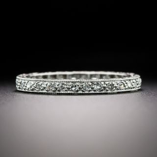 Art Deco Diamond Eternity Band, Size 6 - 2