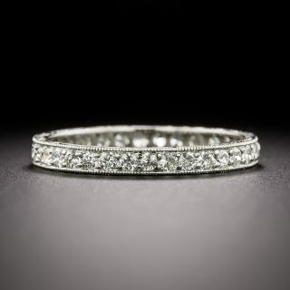 Art Deco Diamond Eternity Band, Size 8 1/2 - 3