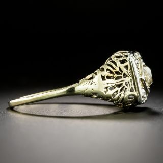 Art Deco Diamond Filigree Ring
