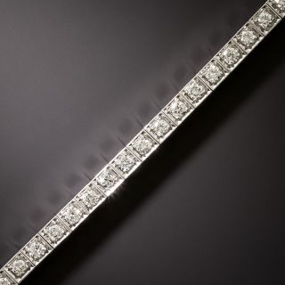 Art Deco Diamond Line Bracelet - 2