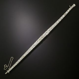 Art Deco Diamond Line Bracelet - 3