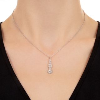 Art Deco Diamond Pendant