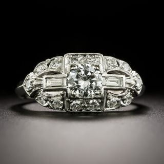 Art Deco Diamond Ring by Granat Brothers - 2