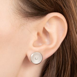 Art Deco Diamond-Set Ear Studs