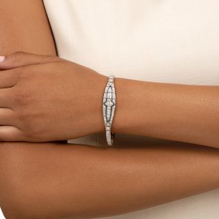 Art Deco Sapphire and Diamond Bracelet