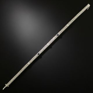 Art Deco Sapphire and Diamond Bracelet by Sloan & Co. - 2