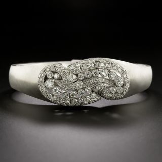 Art Deco Style Diamond Clip Brooch/Bracelet, Russian - 2