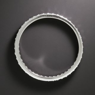 Art Deco-Style Diamond Eternity Band, Size 7 1/4