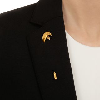 Art Nouveau 18K Eagle Stickpin