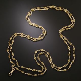 Art Nouveau Carter & Gough 54-Inch Chain - 1