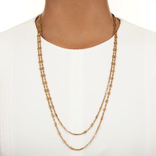 Art Nouveau Carter & Gough 54-Inch Chain