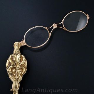 Art Nouveau Iris Lorgnette