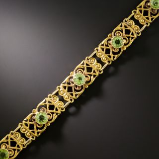 Art Nouveau Peridot Bracelet - 2