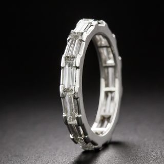 Baguette Diamond Eternity Band, Size 4 3/4+ - 2
