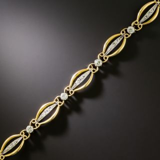  Belle Époque Diamond Link Bracelet, French - 2