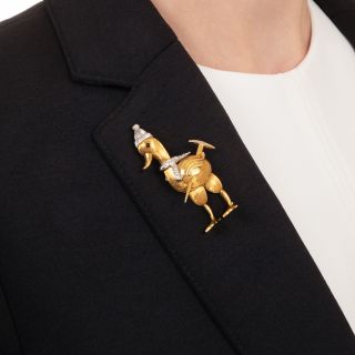 Cartier Prospector Duck Brooch