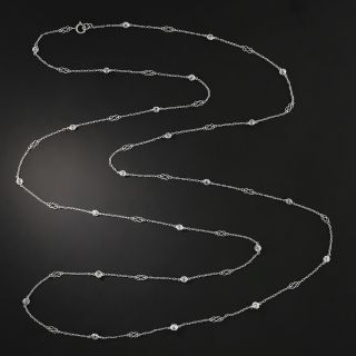 Diamonds-by-the-Yard Infinity Link Necklace, 43 Inches - 4