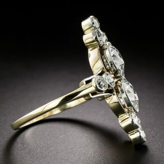 Early-Art Deco Toi et Moi Diamond Dinner Ring