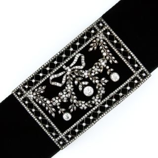 Early Edwardian Diamond Stomacher/Choker - 6