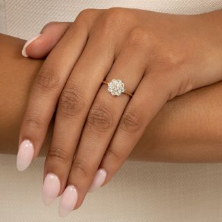 Edwardian Diamond Flower Ring