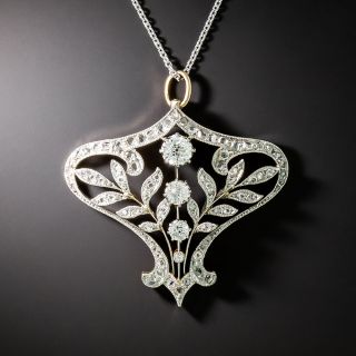 Edwardian Diamond Lavaliere - 1