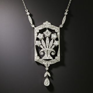 Edwardian Diamond Lavaliere - 2