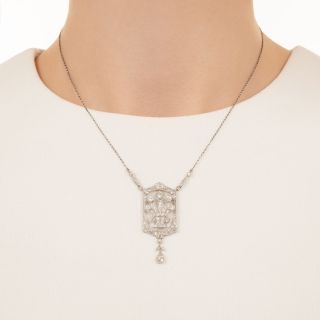 Edwardian Diamond Lavaliere