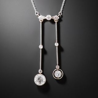 Edwardian Diamond Negligee Necklace - 3