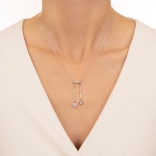 Edwardian Diamond Negligee Necklace
