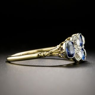 Edwardian Sapphire and Diamond Ring