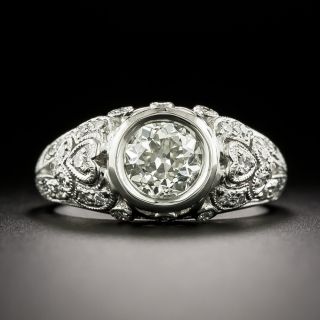 Edwardian-Style 1.02 Carat Diamond Engagement Ring - 3