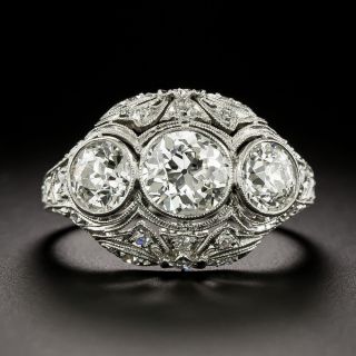 Edwardian Three-Stone Diamond Ring  - 2