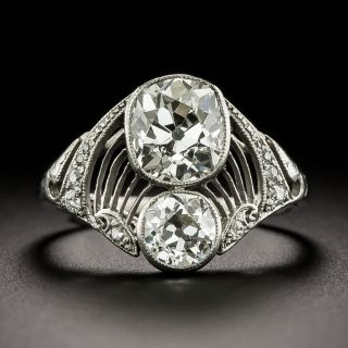 Edwardian Twin Diamond Ring - 2