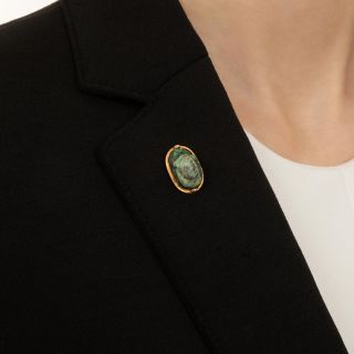 Egyptian Revival Scarab Stickpin
