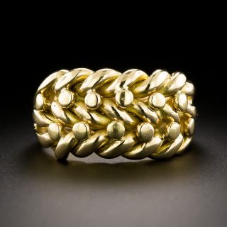 English 18K Keeper Ring, 1911 - 3