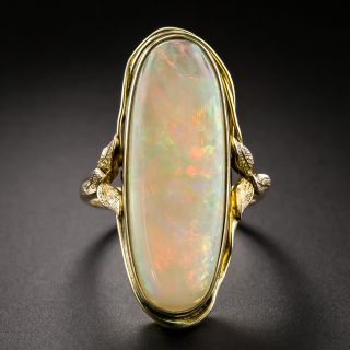 English Art Nouveau Opal Ring - 2