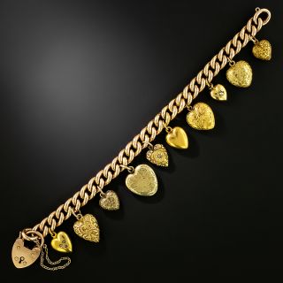 English Victorian "Lots of Hearts" Bracelet - 2