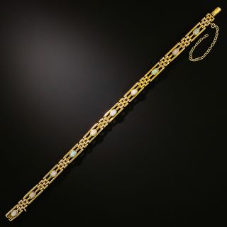 Victorian Opal Gate Bracelet - 2