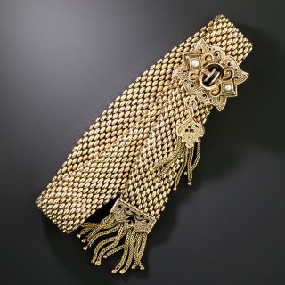 English Victorian Tassel Slide Bracelet - 2