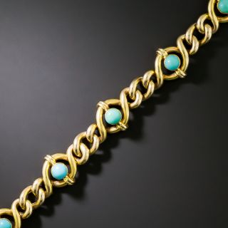 English Victorian Turquoise Bracelet - 2
