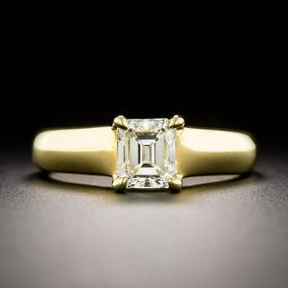 Estate 1.03 Carat Emerald-Cut Diamond - GIA F VVS2 - 3