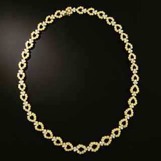 Estate 18K Diamond Necklace, 11.26 Carats - 2