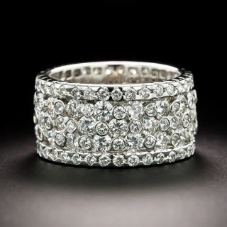 Estate 5.50 Carat Wide Diamond Eternity Band, Size 7 - 3