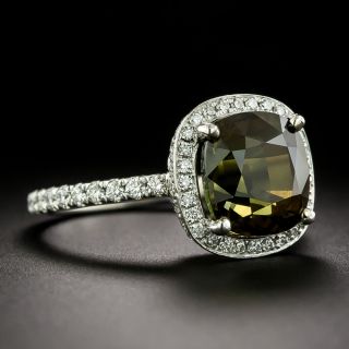 Estate 5.55 Carat Alexandrite and Diamond Ring - GIA