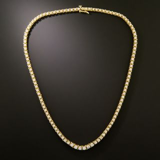 Estate 6.75 Carat Diamond Rivière Necklace - 2