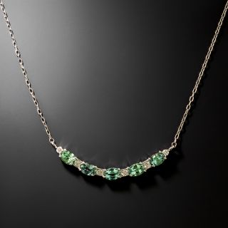Estate Alexandrite and Diamond Necklace - 3