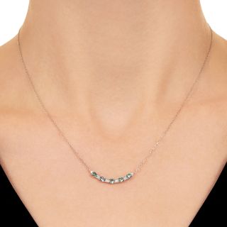 Estate Alexandrite and Diamond Necklace
