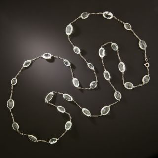 Estate Aquamarine Long Chain - 3