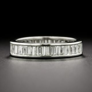 Estate Baguette Diamond Eternity Band, Size 6 1/2 - 2